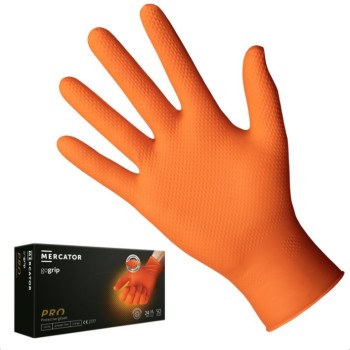 GUANTE NARANJA NITRILO...